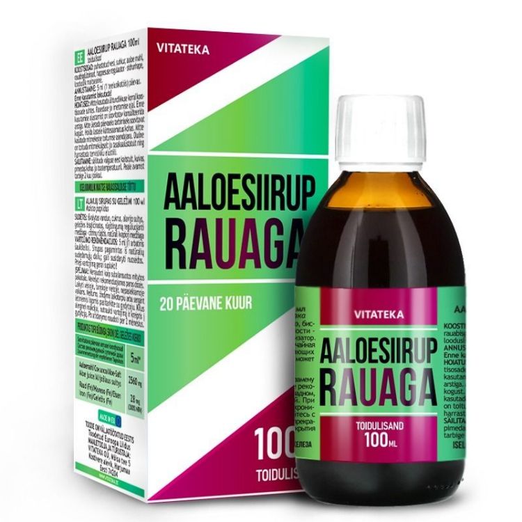 Kép Vitateka folyékony szirup aloéval és jól felszívódó vassal – 100 ml