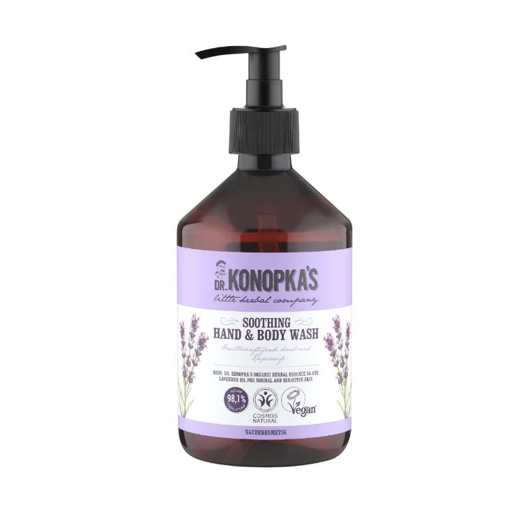 Kép Dr. Konopka's Dr. Konopka’s nyugtató kéz- és testlemosó gél – 500 ml