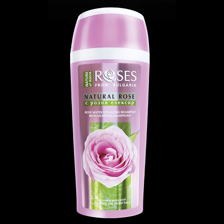 Kép Vitalizáló sampon erős hajért rózsaelixírrel 250 ml - NATURE OF AGIVA