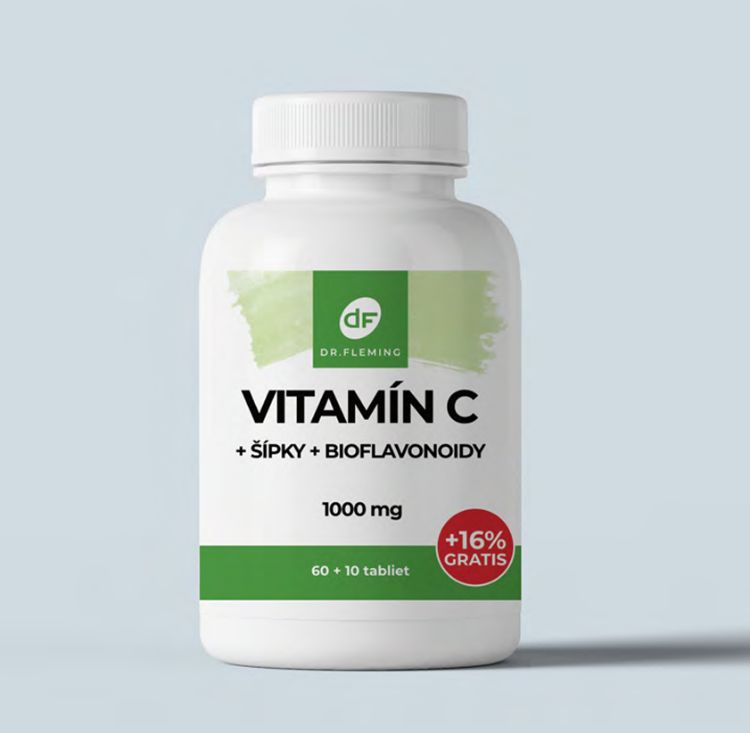 Kép Dr. Fleming C-vitamin 1000 mg + csipkebogyó + bioflavonoidok – 70 tabletta