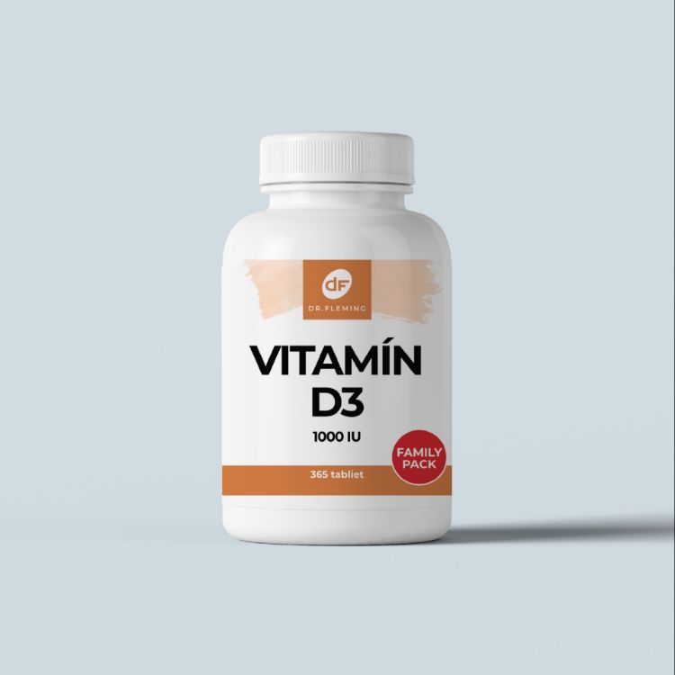 Kép Dr. Fleming D3-vitamin 1000 IU – 365 tabletta