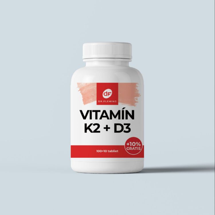 Kép Dr. Fleming K2-vitamin 100 µg + D3-vitamin 3000 IU – 110 tabletta