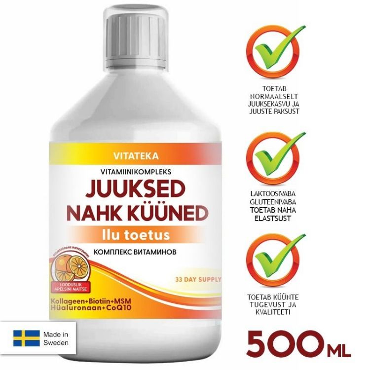 Kép Vitateka vitamin komplex hajra, bőrre és körmökre – 500 ml