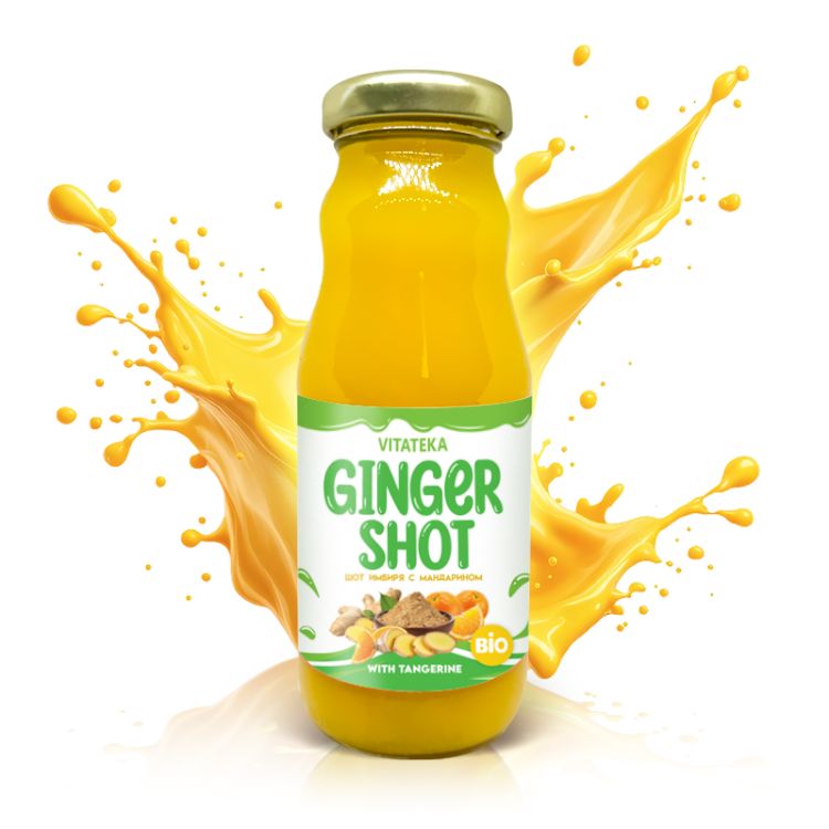 Kép Gyömbéres shot mandarinnal – 200 ml – Vitateka