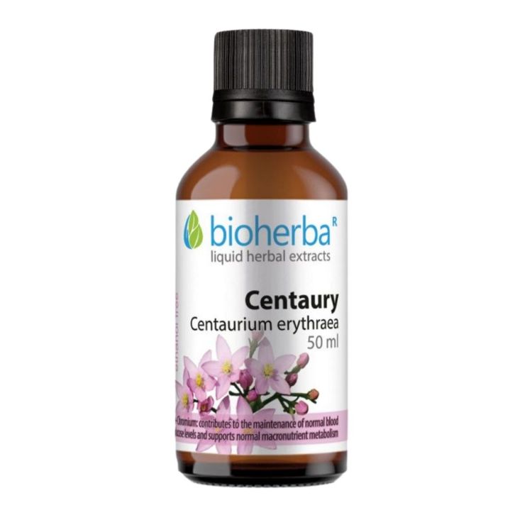Kép Bioherba Kis ezerjófű (Centaurium erythraea) cseppek – tinktúra – 50 ml