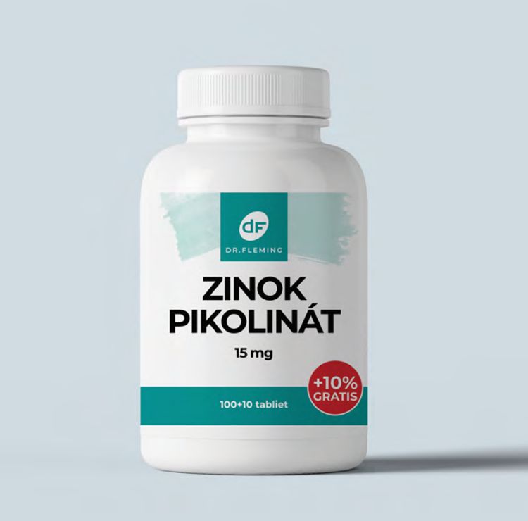 Kép Zinc-pikolinát 15 mg - 110 tabletta - Dr. Fleming