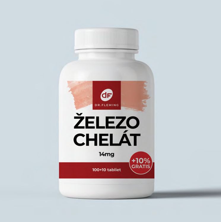 Kép Dr. Fleming Kelát vas 14 mg – 110 tabletta