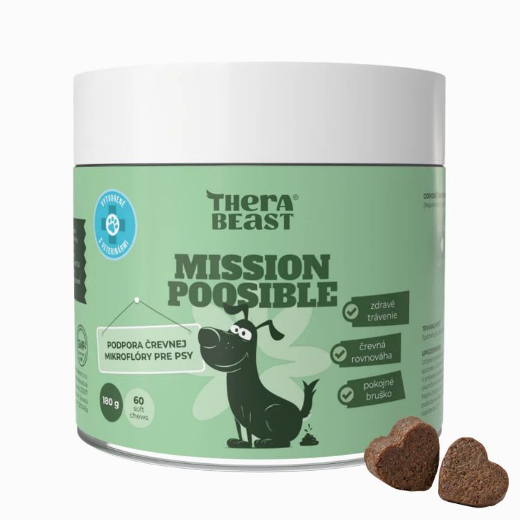 Kép Mission Poosible – probiotikumok és prebiotikumok kutyáknak – 60 db – Therabeast