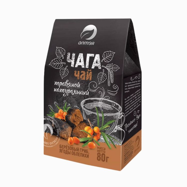 Kép Chaga tea homoktövissel, szálas - 80 g - Alteya