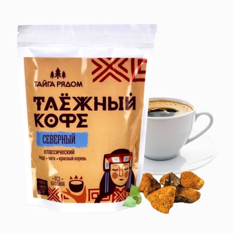 Kép Tajga kávé cédrussal, cikóriával, chagával és vörösgyökérrel – klasszikus – 130 g – Specialist