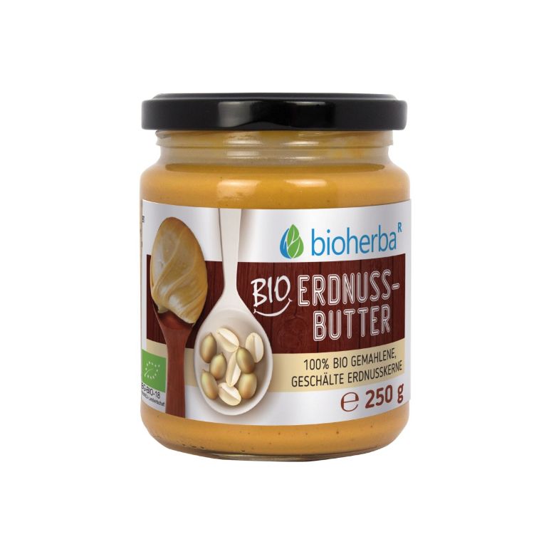 Kép 100% bio mogyoróvaj – 250 g – Bioherba