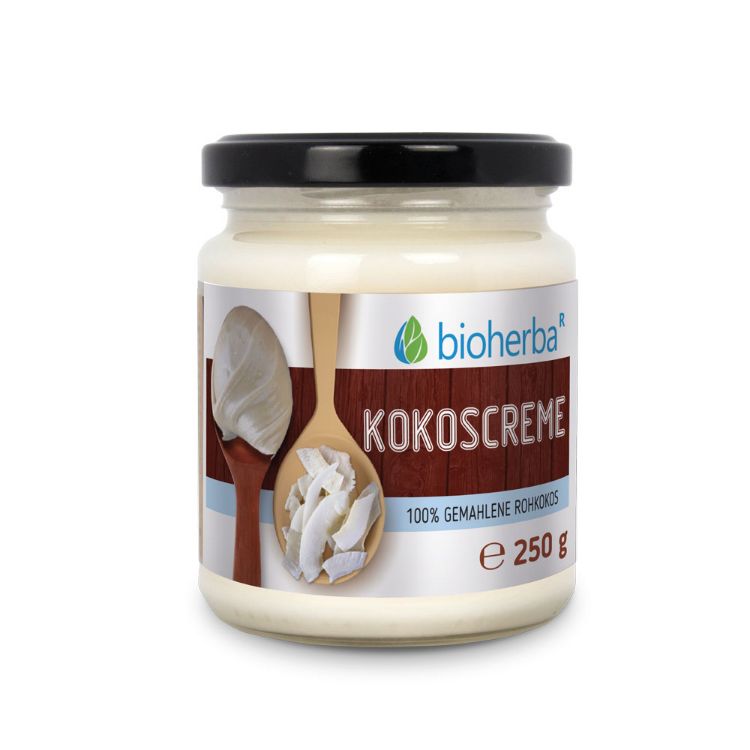 Kép 100% kókuszkrém őrölt nyers kókuszból – 250 g – Bioherba