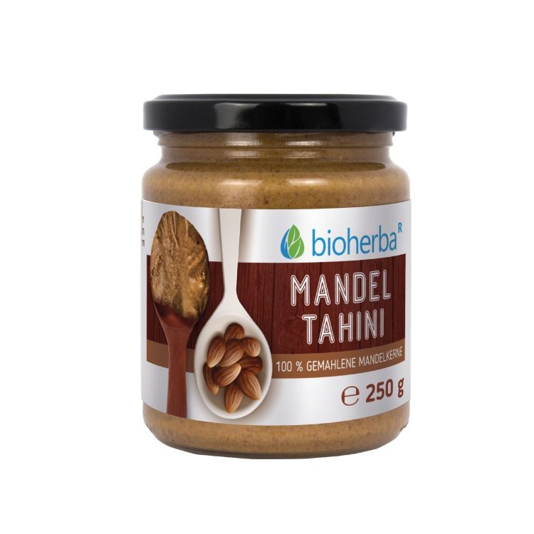 Kép 100% mandula tahini őrölt mandulabélből – 250 g – Bioherba