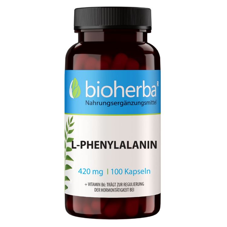 Kép L-fenilalanin 420 mg – 100 kapszula – Bioherba