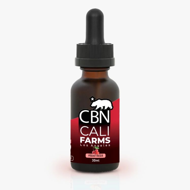Kép CaliFarms CBD & CBN olaj (2000 mg CBD + 500 mg CBN) – cseresznye, 30 ml