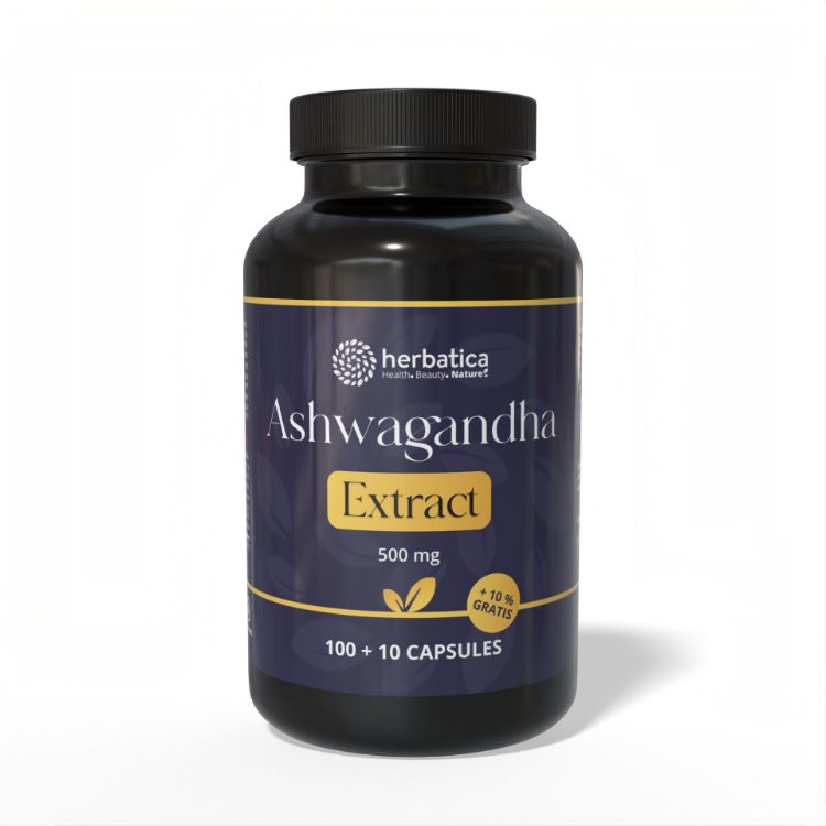Kép Ashwagandha vegán kapszula – 7% withanolid-kivonat – 110 kapszula – Herbatica