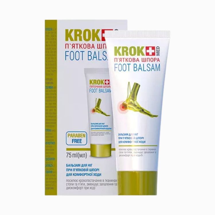 Kép KrokMed hűsítő krém sarokcsonti kinövésre – 75 ml