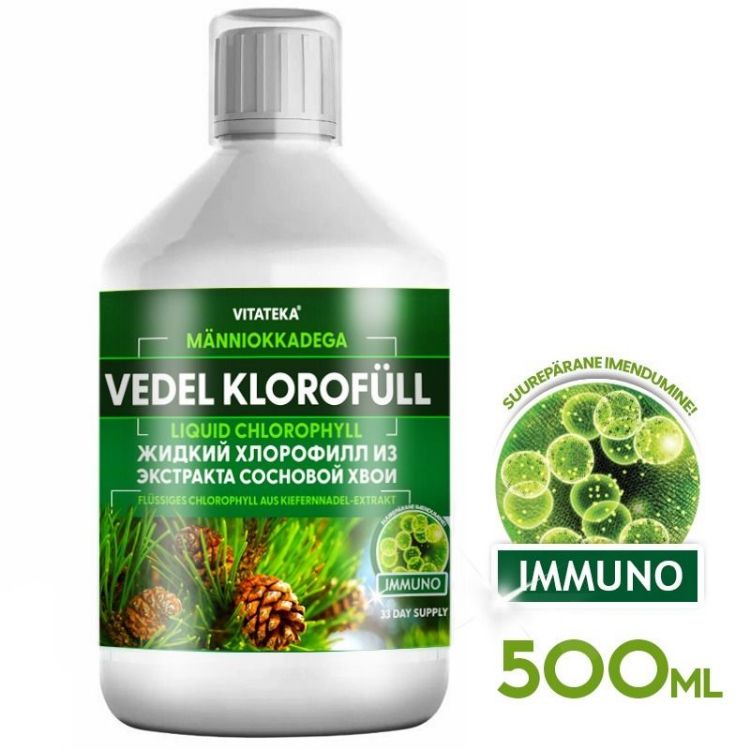 Kép Vitateka folyékony klorofill erdeifenyő-tűlevél kivonattal – 500 ml