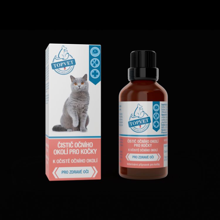Kép Green idea szemkörnyék-tisztító macskáknak 50 ml