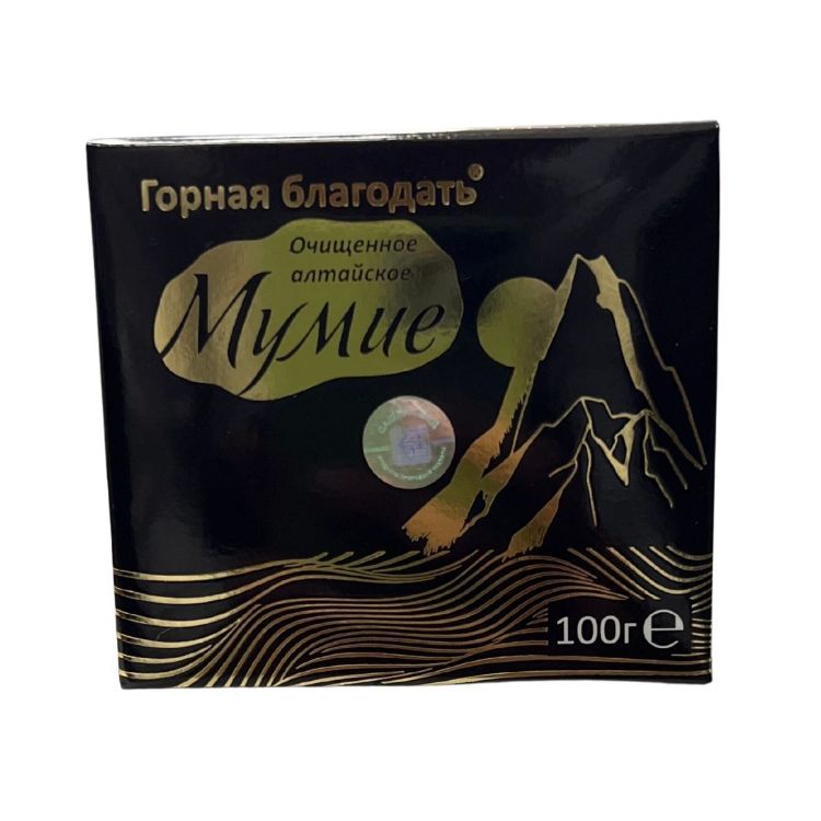 Kép Meandra Mumio - tisztított altáji természetes "folyékony formában" Csomagolás (Balenie): 100 g