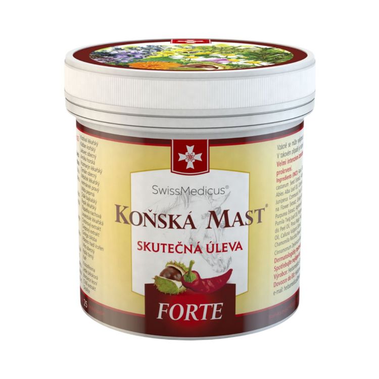 Kép SwissMedicus melegítő lóbalzsam Forte 250 ml
