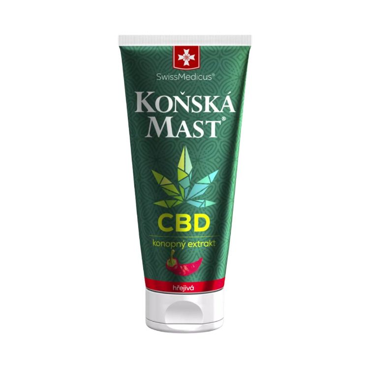Kép SwissMedicus melegítő lóbalzsam CBD-vel, 200 ml