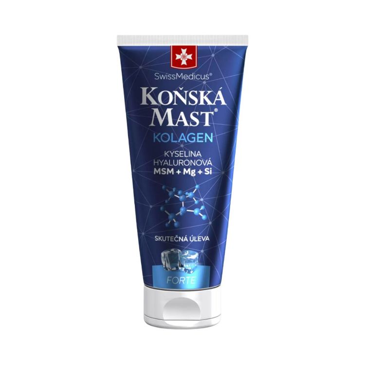 Kép SwissMedicus Kollagénes lóbalzsam Forte hűsítő, 200 ml