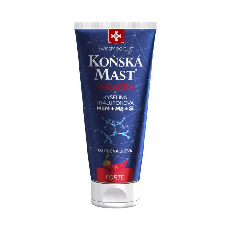 Kép SwissMedicus kollagénes forte melegítő lóbalzsam, 200 ml