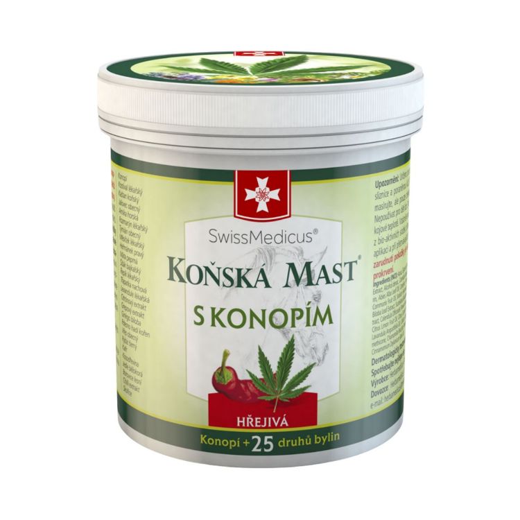 Kép Melegítő kenderes lóbalzsam 250 ml – SwissMedicus