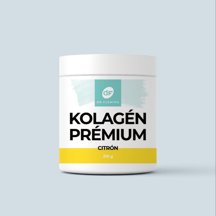 Kép Dr. Fleming Prémium kollagén citrom ízesítéssel - 210 g por