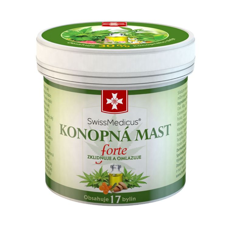 Kép SwissMedicus Forte kenderkenőcs - 125 ml