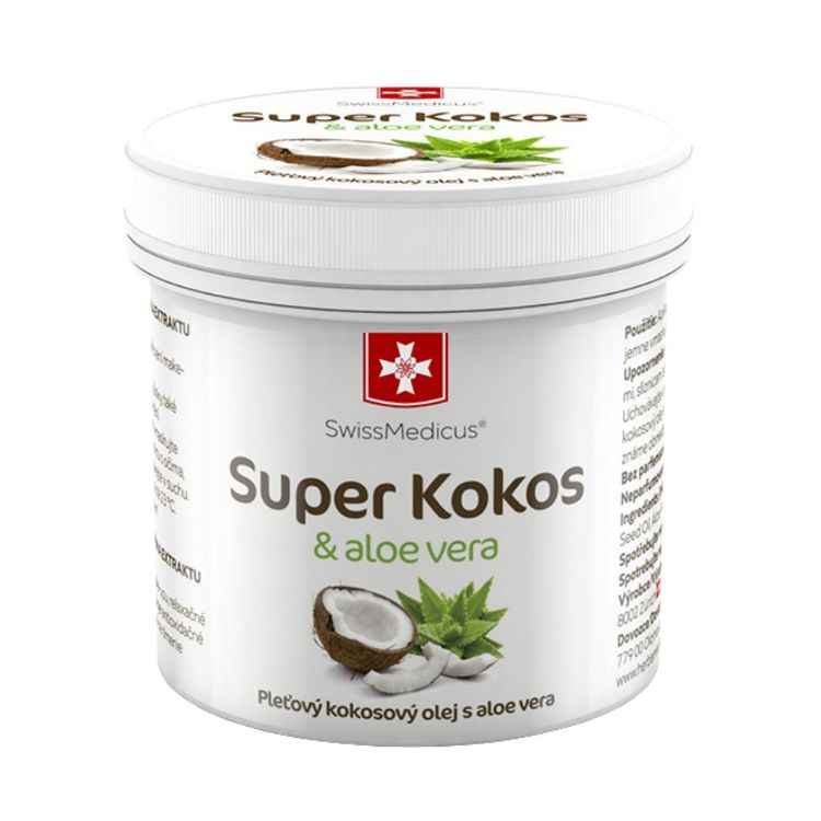 Kép Super kokos & aloe vera arcápoló olaj - 150 ml - SwissMedicus