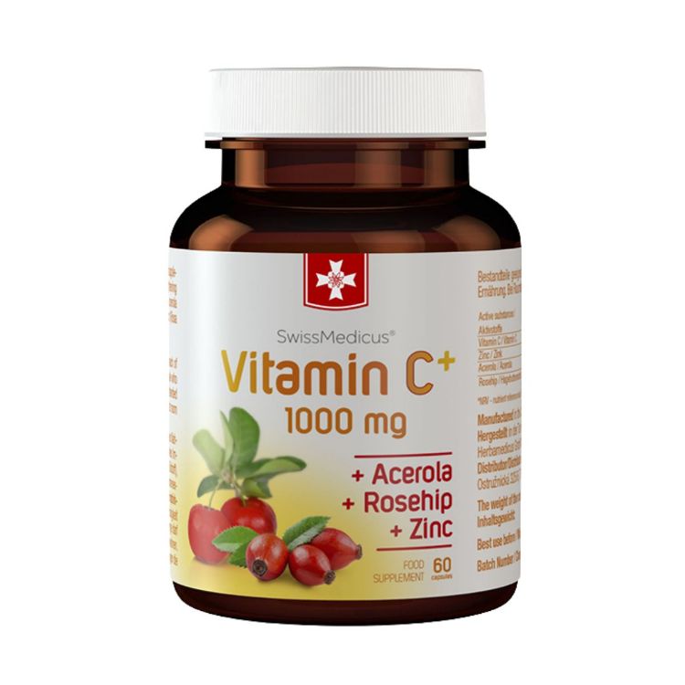 Kép Vitamín C+ 1000 mg - 60 kapszula - SwissMedicus