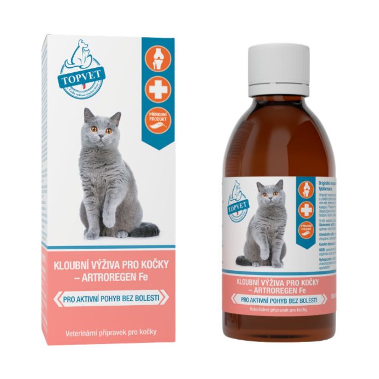 Kép Topvet ízületvédő készítmény macskáknak – Artroregen Fe 200 ml – Green idea