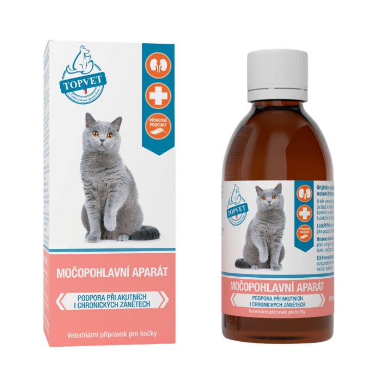 Kép Topvet húgy- és ivarszervi készítmény macskáknak 200 ml - Green idea
