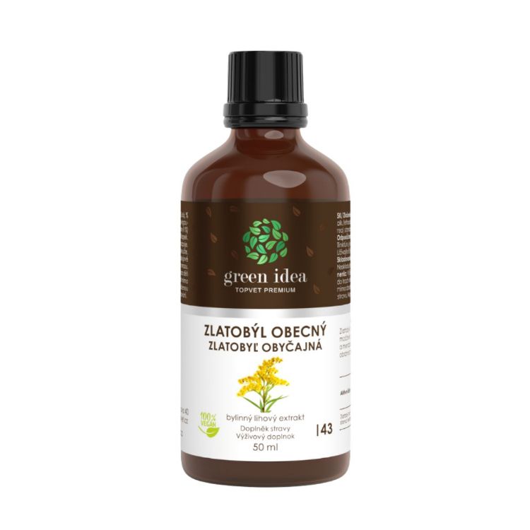 Kép Közönséges aranyvessző tinktúra – cseppek 50 ml – Green idea