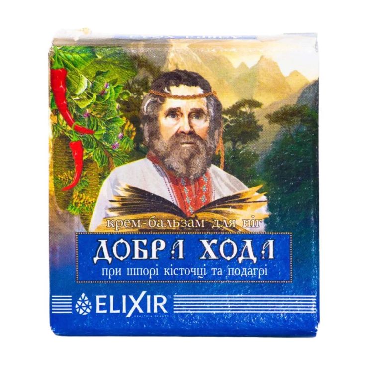 Kép Könnyű járás krémbalzsam saroksarkantyú, köszvény és bütyök esetére - 10 ml – Elixir