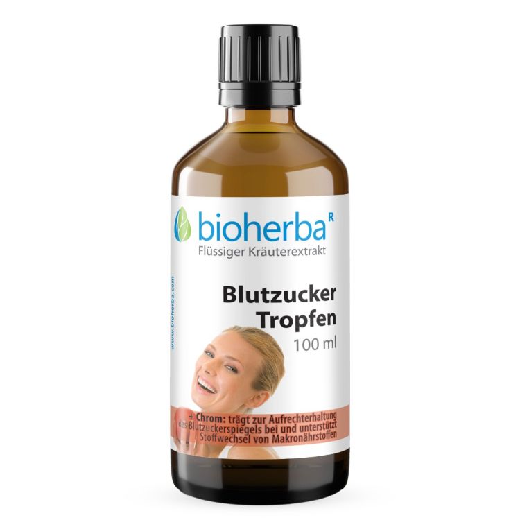 Kép Vércukorszint cseppek – tinktúra – 100 ml – Bioherba