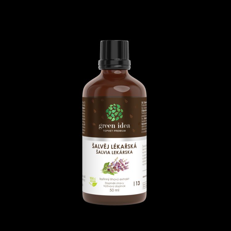 Kép Green idea Orvosi zsálya tinktúra – cseppek, 50 ml