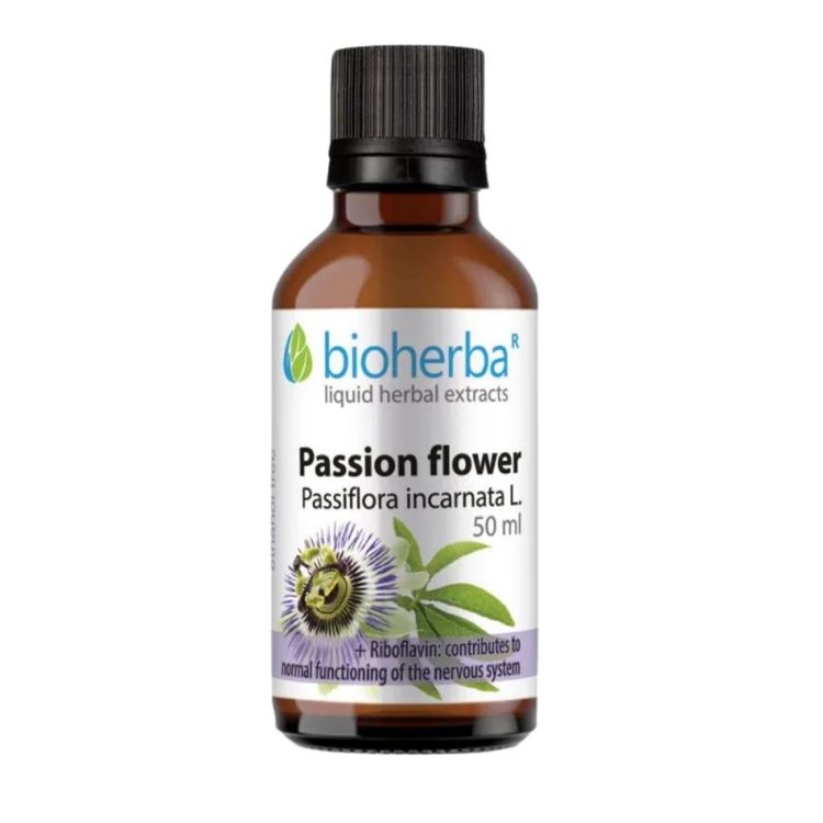 Kép Golgotavirág (Passiflora incarnata) cseppek – tinktúra – 50 ml – Bioherba