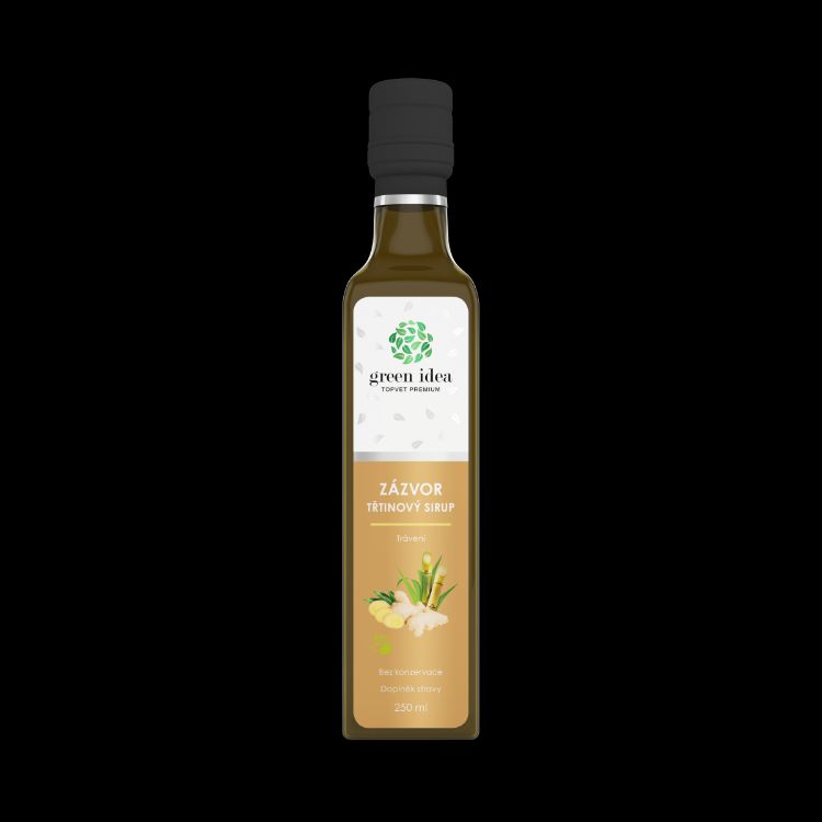 Kép Green idea gyömbéres nádcukorszirup 250 ml