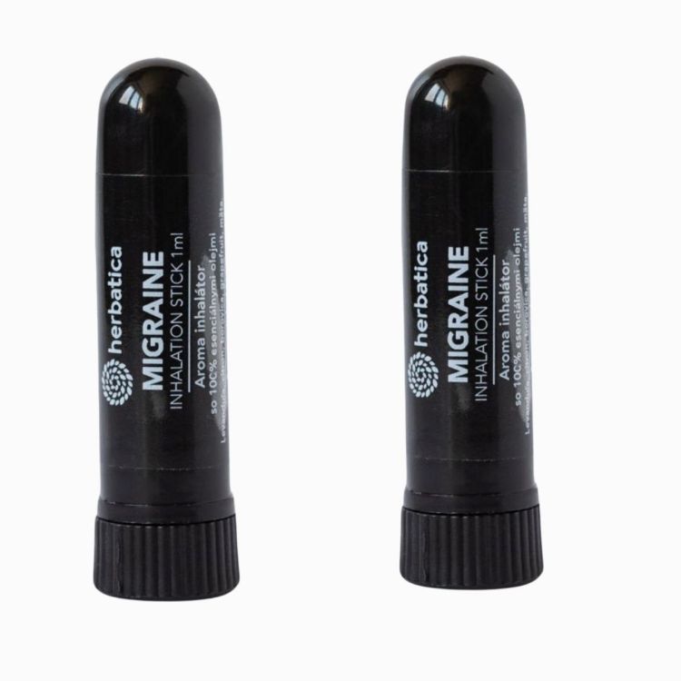 Kép Kedvezményes szett: 2x Migréna orrinhalátor – 1 ml – Herbatica