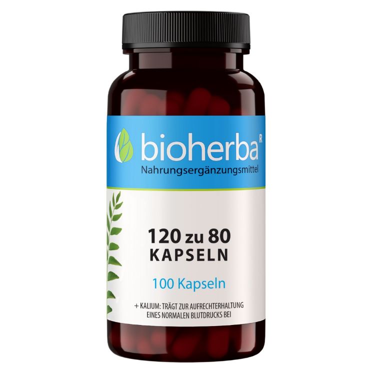 Kép 120/80 Vérnyomás-kontroll – 100 kapszula - Bioherba