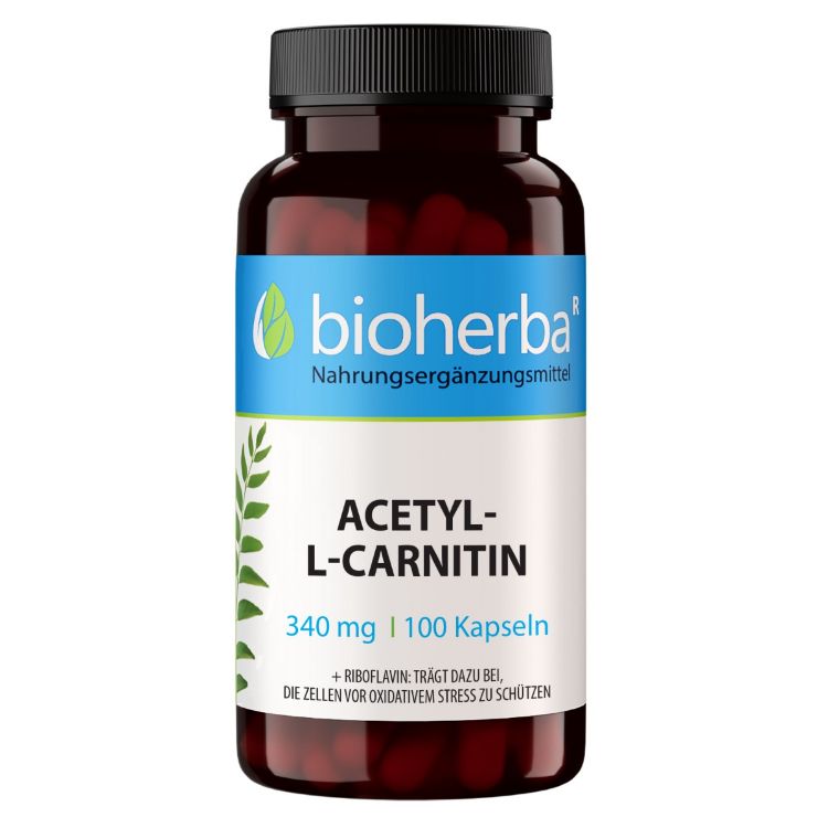 Kép Acetyl-L-karnitin 340 mg – 100 kapszula – Bioherba