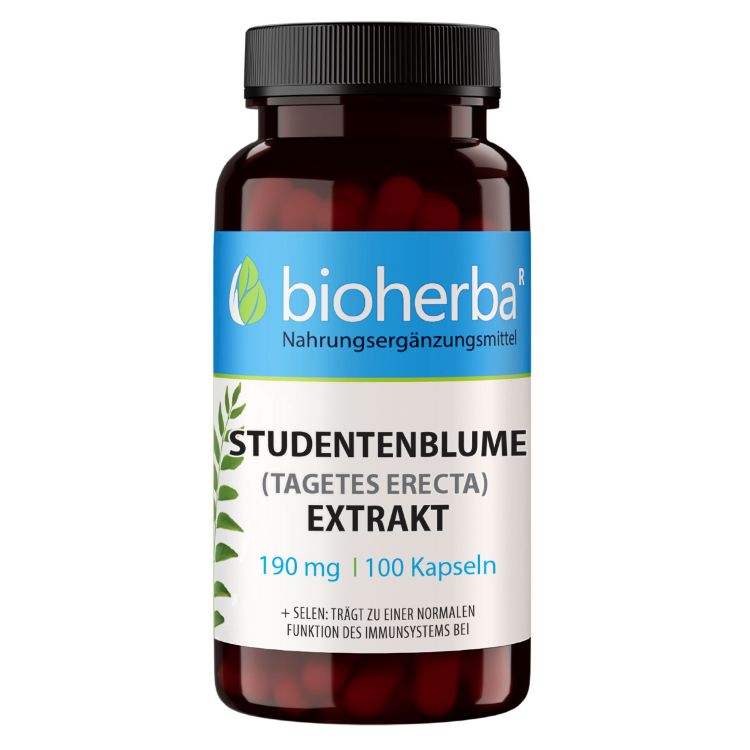Kép Bioherba Bársonyvirág kivonat 190 mg szelénnel – 100 kapszula