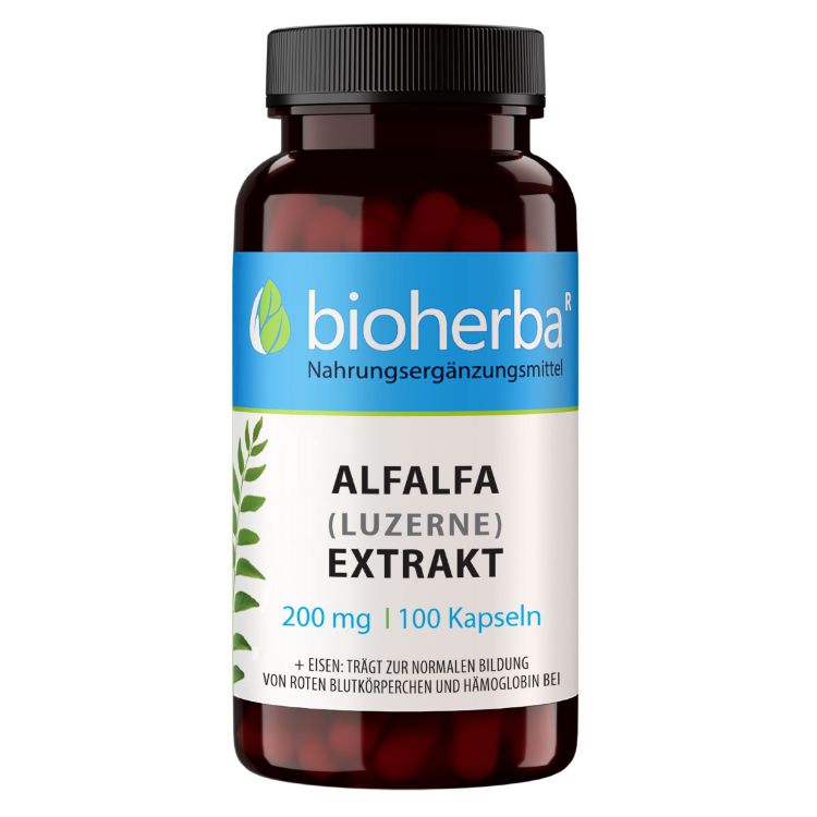 Kép Alfalfa (lucerna) kivonat 200 mg – 100 kapszula – Bioherba