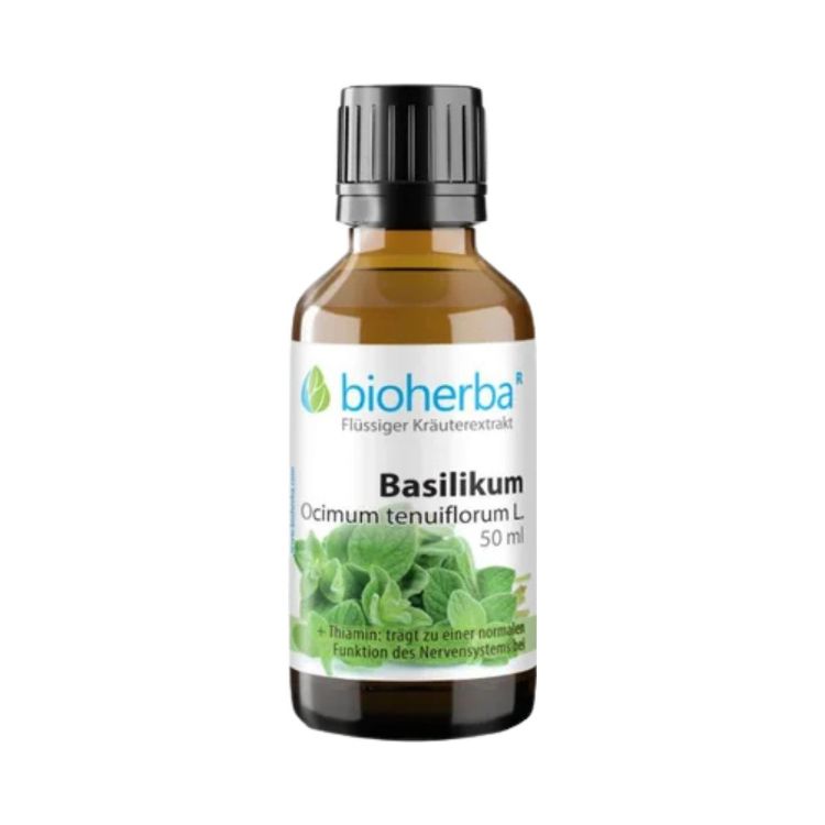 Kép Szent bazsalikom (Tulsi) tinktúra cseppek - 50 ml - Bioherba