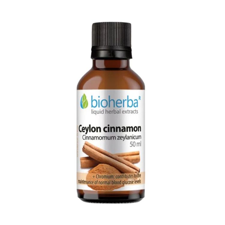 Kép Ceyloni fahéj tinktúra cseppek - 50 ml - Bioherba