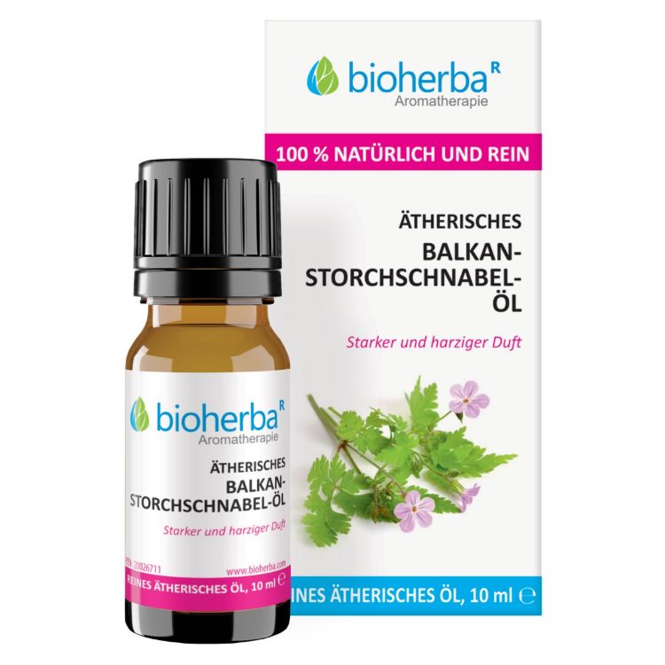 Kép Bioherba balkáni gólyaorr illóolaj – 10 ml