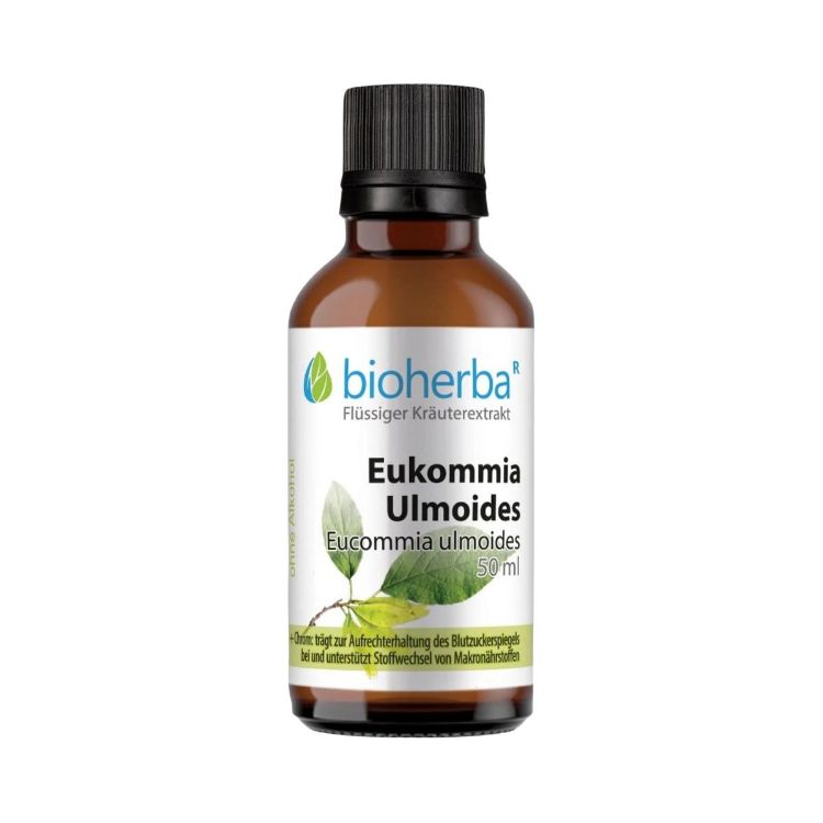 Kép Eukómia tinktúra cseppek krómmal - 50 ml - Bioherba